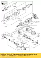 420341127, Kawasaki, coupling kawasaki klf300 4x4 kvf300 kvf400 prairie 300 400 , New