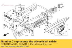 Aquí puede pedir perno, pivote basculante de Honda , con el número de pieza 52101KEA000: