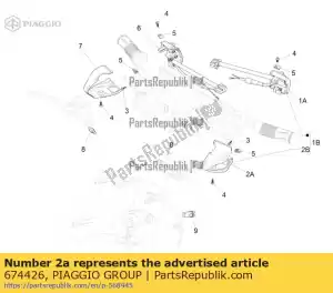 Piaggio Group 674426 lh lo.cover indicatore di direzione - Il fondo