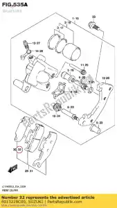 suzuki 6913228C00 cale - La partie au fond