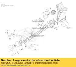 Qui puoi ordinare vite da Piaggio Group , con numero parte 581954: