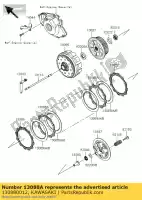 130880012, Kawasaki, fricção de placa kawasaki kx  f kx450f 450 , Novo