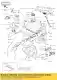 Almohadilla, tanque de combustible, lh zx1000nff Kawasaki 391561942