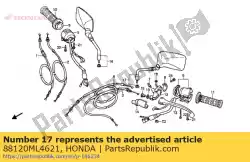 geen beschrijving beschikbaar op dit moment van Honda, met onderdeel nummer 88120ML4621, bestel je hier online: