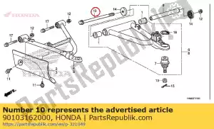 honda 90103162000 parafuso, gancho do motor - Lado inferior