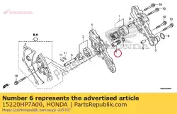 Tutaj możesz zamówić zespó? Zaworu, odci?? Enie od Honda , z numerem części 15220HP7A00: