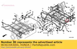 Here you can order the nut flange 8mm from Honda, with part number 90361SR3000: