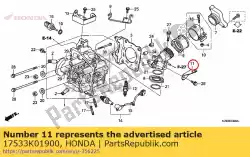 Tutaj możesz zamówić brak opisu w tej chwili od Honda , z numerem części 17533K01900: