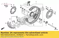 961406203010, Honda, Rolamento, esfera radial, 6203u honda  anf cbf cbr f (j) portugal / kph nsr nx rr (p) xl xlr xr zny nice 110 125 150 250 400 600 650 1950 1951 1952 1953 1954 1955 1956 1957 1958 1959 1960 1961 1962 1963 1964 1965 1966 1967 1968 1969 1970 1971 1972 1973 1974 1975 1976 1977 1978 1979 1980, Novo