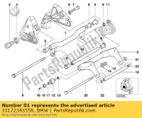 33172343558, BMW, brazo oscilante bmw c1  125 200 , Nuevo