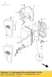 Qui puoi ordinare emblema, copertina da Suzuki , con numero parte 6813124C10G5U: