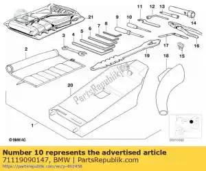 bmw 71119090147 screwdriver (to 10/2004) - Bottom side