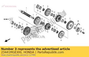 Honda 23441MGEJ00 engrenage, deuxième arbre intermédiaire - La partie au fond