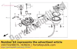 Aqui você pode pedir o oring, 1,9x20,6 em Honda , com o número da peça 16075GHB870: