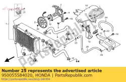 Aquí puede pedir tubo, 5. 3x840 de Honda , con el número de pieza 950055584020: