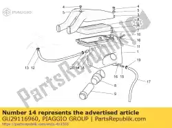 Here you can order the joint from Piaggio Group, with part number GU29116960: