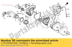 Aquí puede pedir no hay descripción disponible de Honda , con el número de pieza 17552MR1000:
