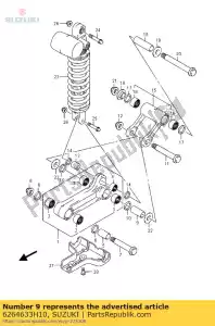 suzuki 6264633H10 spacer, rus cushi - Il fondo