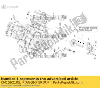 CM1592105, Piaggio Group, Motor aprilia  dorsoduro shiver zd4rab00, zd4rad00 zd4rag00 zd4sm000, zd4sma00, zd4smc00, zd4smc01 750 2007 2008 2009 2010 2011 2012 2013 2014 2015 2016, Novo