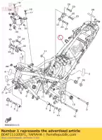 B04F111000P1, Yamaha, Komp. ramek. yamaha  mt 320 660 2016 2017 2018 2019 2020 2021, Nowy