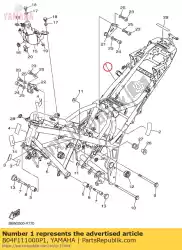 Ici, vous pouvez commander le cadre comp. Auprès de Yamaha , avec le numéro de pièce B04F111000P1: