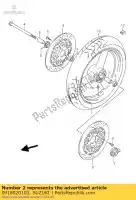 0918020103, Suzuki, entretoise suzuki gsf gsx gsx r rf 750 900 1100 1200 1988 1989 1990 1991 1992 1993 1994 1995 1996 1997 1998 1999 2000 2001, Nouveau