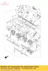 pijp, brandstof 3 van Yamaha, met onderdeel nummer 5JW139730100, bestel je hier online: