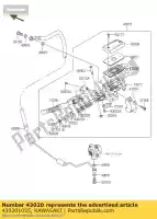 430201055, Kawasaki, piston-frein-comp, clu zx900-a1 kawasaki gpx gpz gtr vn voyager vulcan zephyr zg zl zrx zx zxr zz r zzr 750 900 1000 1100 1200 1500 1600 1700 1985 1986 1987 1988 1989 1990 1991 1992 1993 1994 1995 1996 1997 1998 1999 2000 2001 2002 2003 2004 2005 2006 2007 2009 2010 2011 2012 2013 2014 , Nouveau