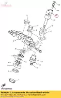 4H7234410138, Yamaha, Supporto, impugnatura superiore yamaha  fzs fzx lc 4l1 europe 214l1-332e2 sr tdm ty xjr xp500, 5gj1, 115gj-300e6 xv xvs 125 250 400 500 535 600 750 850 1000 1100 1200 1300 1981 1986 1987 1988 1989 1991 1992 1993 1994 1995 1996 1997 1998 1999 2000 2001 2002 2003 2004 2005 2006 2007 2008 , Nuovo