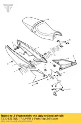 mldg, side, infill, lh, pntd, wit van Triumph, met onderdeel nummer T2304312NF, bestel je hier online: