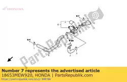 buis c (ai) van Honda, met onderdeel nummer 18653MEW920, bestel je hier online: