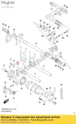 Ici, vous pouvez commander le fourche, changement de vitesse auprès de Suzuki , avec le numéro de pièce 2522148H00: