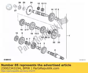 bmw 23002343194 snap ring - 25 - Bottom side