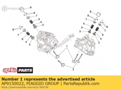 Aprilia AP9150022, Inlaatklep, OEM: Aprilia AP9150022