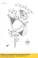 1774147H00, Suzuki, bracket comp, ra suzuki gsx r 1000 2009 2010 2011 2012 2014 2015 2016, Nouveau