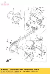 Tutaj możesz zamówić zespó? Zacisku 2 od Yamaha , z numerem części 2CMF580T0000: