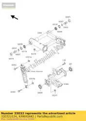 Here you can order the shaft-swing arm z550-g1 from Kawasaki, with part number 330321034: