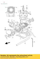 Ici, vous pouvez commander le couvercle, cylindre auprès de Suzuki , avec le numéro de pièce 1123127C30: