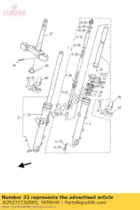 yamaha 3GM231730000 husillo, cono - Lado inferior