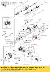 Tutaj możesz zamówić ring-o zx900-c2 od Kawasaki , z numerem części 920551639: