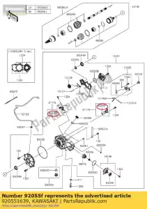 kawasaki 920551639 ring-o zx900-c2 - Dół