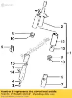 599202, Piaggio Group, raspador de poeira gilera piaggio eaglet liberty 50 125 150 1998 2001, Novo