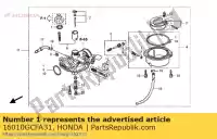 16010GCFA31, Honda, pakkingset honda crf  f crf70f 70 , Nieuw