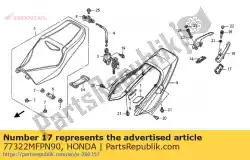 Aquí puede pedir base l, barra de apoyo de Honda , con el número de pieza 77322MFPN90: