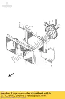 1775033H00, Suzuki, bracket comp, ra suzuki lt z 400 2009 2010 2011 2012 2014, Novo