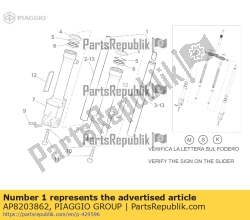 Aprilia AP8203862, Fine corsa, OEM: Aprilia AP8203862