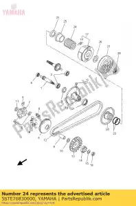 yamaha 5STE76830000 ressort, secondaire - La partie au fond