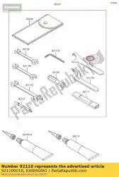 Qui puoi ordinare chiave per utensili, gancio vn900b6f da Kawasaki , con numero parte 921100018: