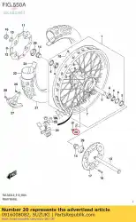 Qui puoi ordinare rondella 8,5x16x1 da Suzuki , con numero parte 0916008082: