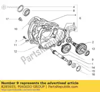 8285655, Piaggio Group, Transmission shaft aprilia derbi gilera piaggio vespa  atlantic dna fly granturismo gts gtv lbmm70100 liberty lx lxv mp nexus runner s sonar sport city sport city one sr motard typhoon variant sport x zapm68300, zapm68303 zapm707e zapm798g zdpsg000 125 150 200 1998 2000 200, New